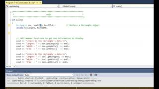 Program 7-3 with Constructors using Default Parameters