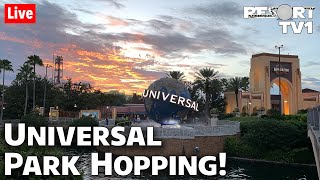 🔴Live: Part 2 Universal Studios Park Hopping Friday Night Live Stream - Universal Orlando Resort