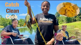 BLUEGILL CATCH, CLEAN, & COOK!!!