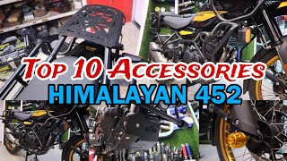 Top 10 Accessories For Himalayan 452 | Himalayan 450 Accessories #himalyan452 #royalenfield