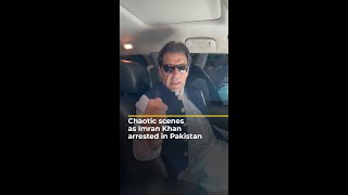 Chaotic scenes as Imran Khan arrested in Pakistan | AJ #shorts