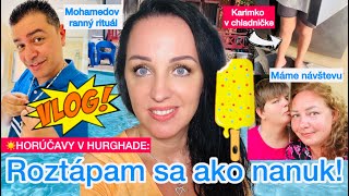 VLOG: HORÚČAVY V HURGHADE - ROZTÁPAM SA AKO NANUK!😅