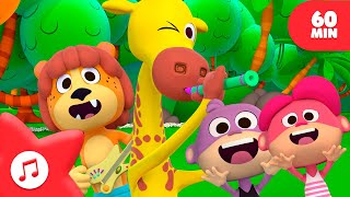 ¡ Hora Libre!  Fiesta Musical en el Zoo 🦁 MIX 🌈 PARA NIÑOS |  Canciones del Zoo