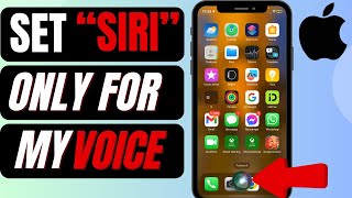 How To Set Siri Only For My Voice | Enhance iPhone Security With Personalized AI Chatbot Assistant