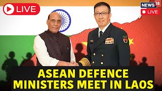 Rajnath Singh Meets Chinese Counterpart, Admiral Dong Jun | Asean Defence Ministers’ Meeting | N18G