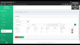 Sales and Inventory Management System Full PHP Project with Source Code