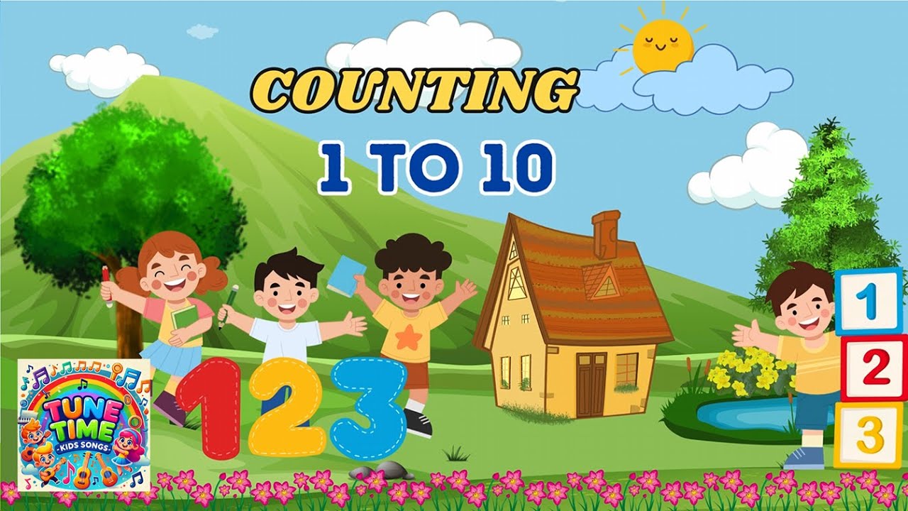 Counting 1 To 10 Kids Fun Learning Song Youtube