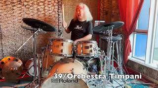 Drum Solo by Funky Sueyoshi  | Roland VAD706 V-Drums Acoustic Design