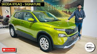 Skoda Kylaq Signature MT - Most VFM Kylaq | Walkaround \u0026 all features explained | Vroom Love