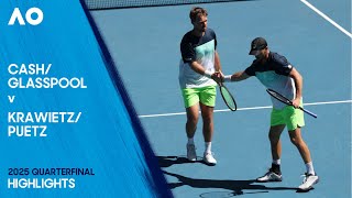 Cash/Glasspool v Krawietz/Puetz Highlights | Australian Open 2025 Quarterfinal