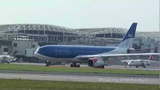 bmi British Midland A330's {G-WWBD and G-WWBM} and Sri Lankan A330 {4R-ALG} at Heathrow