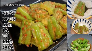 Bất Ngờ KHỔ QUA LÀM MÓN NÀY NGON QUÁ XÁ| Món Chay Mỗi Ngày #1147| vegetarian