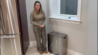 Garvee 16 Gallon Dual Trash Can Review 🗑️ | Stainless Steel Kitchen Recycling Bin (8+8 Gal)