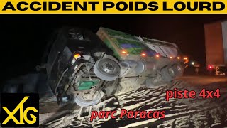 599 Track to Paracas Park goes wrong, accident! #accidents_via_dashcam #truck #road