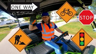 Handyman Hal Street Signs and Street Safety | Fun Learning for Kids