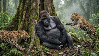 Old Silverback Surrendered To Leopards — Then The Impossible Happened