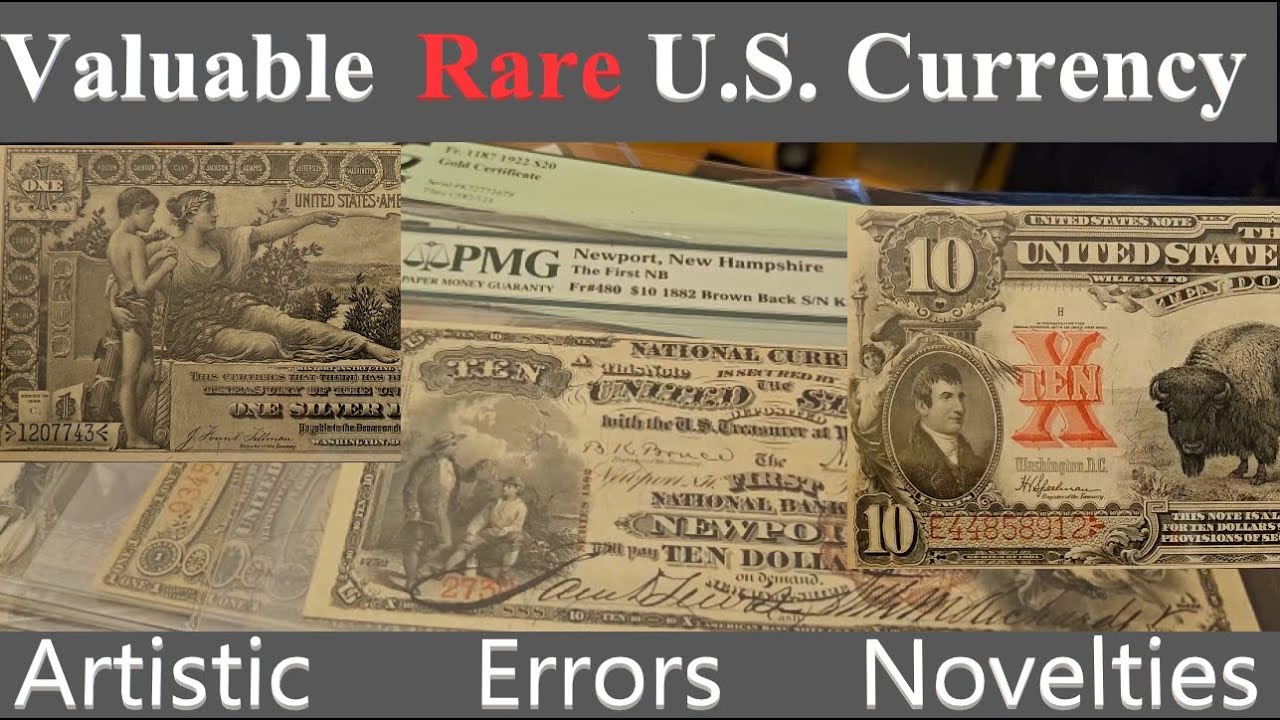 Valuable Rare U.S. Currency ! Errors Artistic And Novelties - YouTube