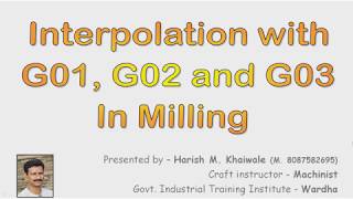 103 Interpolation in CNC Milling Marathi