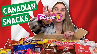American's Trying CANADIAN SNACKS For The VERY First Time! [Taste Test]