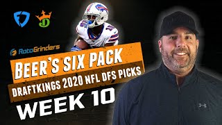 DRAFTKINGS NFL 2020 WEEK 10 PICKS | The Daily Fantasy 6 Pack