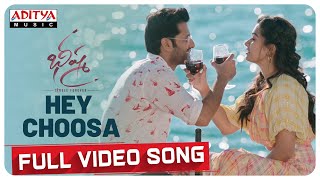 Hey Choosa Full Video Song | Bheeshma Movie | Nithiin, Rashmika| Venky Kudumula | Mahati Swara Sagar