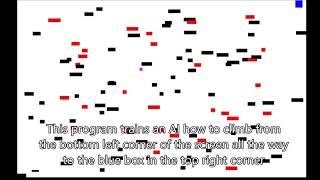 Genetic Algorithm Solves Moving Platform Maze