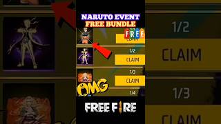 Naruto event free bundle 😱🔥 | Free fire upcoming event | #freefire #trending #shorts