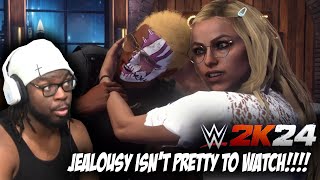 JEALOUS AND CRAZY!!!! | WWE 2K24 MYRISE UNLEASHED EP. 16