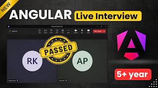 Angular Live interview 5+ Year of experience | Real Live Interview