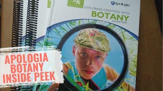 Apologia Botany Homeschool Curriculum Inside Peek