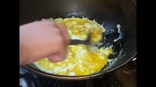 Cooking eggs in Moroccan style