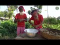 wood apple u0026 hilsa fish cooking by grandpa delicious village food for old age special people