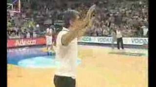 Eurobasket 2005-Semifinal-Greece VS France (last 30sec)