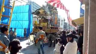 2014　川越祭り　二日目　仲町山車小屋出発風景