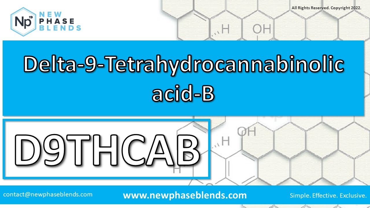 Delta-9-tetrahydrocannabinolic Acid B (Δ9-THCB, THCA-B) - YouTube