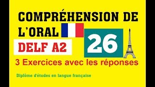 DELF A2 - Compréhension de l'oral (no 26)