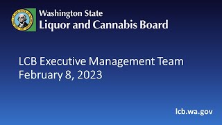 LCB Executive Management Team   February 8, 2023