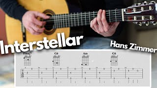 Just Four Beautiful Chords on Classical Guitar (Interstellar by Hans Zimmer)