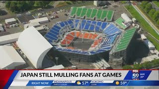 Officials still mulling decision on fans at Olympics