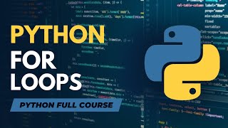 For Loops in Python | Python Full Course in Hindi/Urdu - Tutorial #14