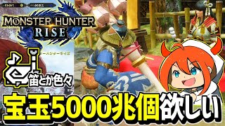 📺【MHRise】最強装備作るために玉を5000兆個集める配信。ラスボス攻略済み