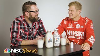 IndyCar's Marcus Ericsson joins Rutledge Wood for Questions in a Milk Bottle | Motorsports on NBC