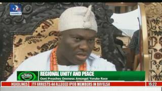 Regional Unity And Peace: Ooni Of Ife Visits Ekiti State