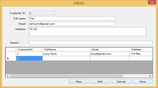 C# Tutorial - Insert Update Delete View and Search data in MySQL | FoxLearn