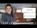 How to Play Happy Birthday Free Beginner Piano Lesson #59 - Which Chords do I Play? |  [Year 1] 4-11