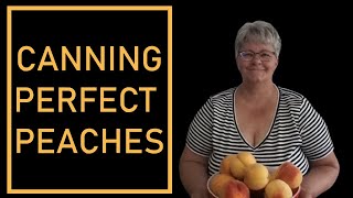 Canning Peaches