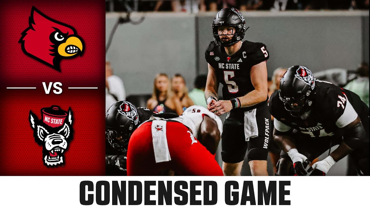 Louisville Vs. NC State Condensed Game | 2023 ACC Football - YouTube