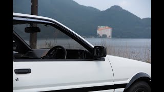 SPRINTER TRUENO AE86 榛名山下り走行動画