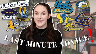 LAST MINUTE UC APPLICATION ADVICE | Top tips for your UC application and Personal Insight Questions