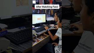 Me after watching Farzi 😎 #farzi #song #movie  #youtubeshorts #popular #money